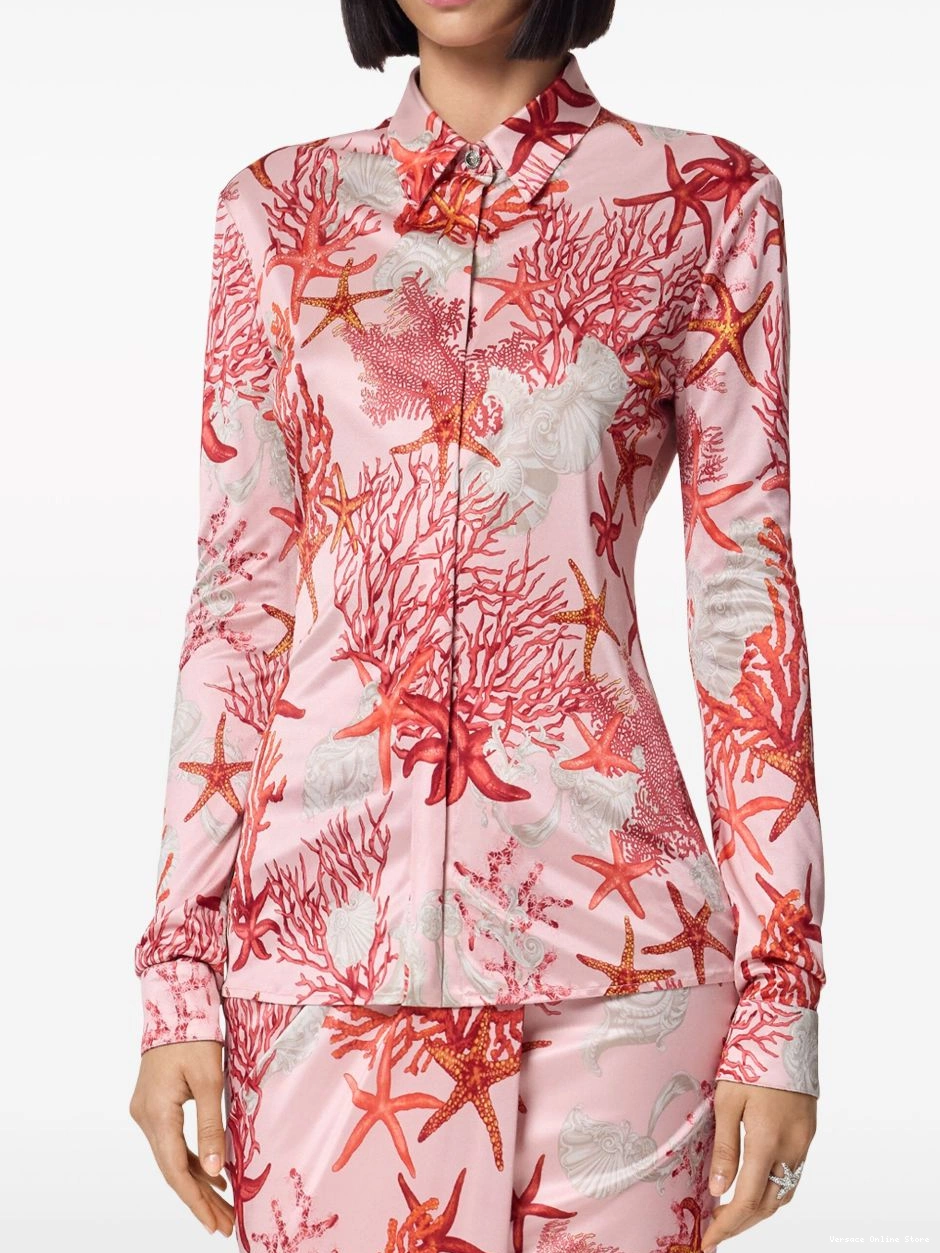 Affordable Versace Women shirt Barocco Sea 0809